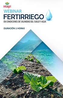 Webinar online: Fertirriego en condiciones de salinidad del suelo y agua