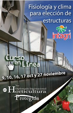 Curso virtual: Fisiología de hortalizas y Clima para la Elección de Estructuras de Invernadero